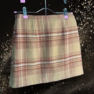 Plaid skirt ❁